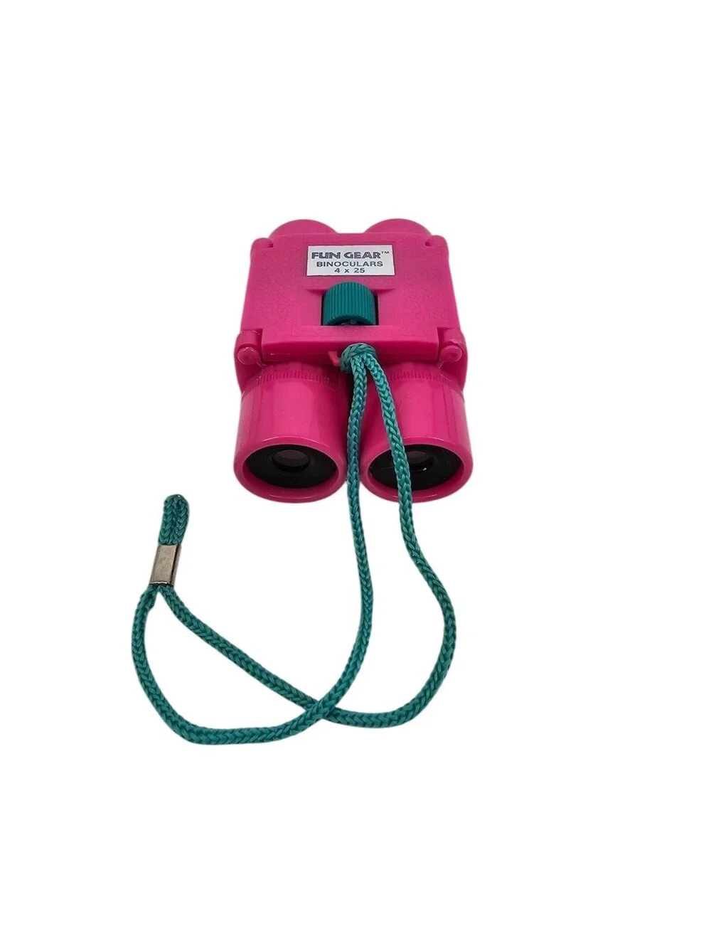Vintage 1990s Fun Gear Kids Plastic Binoculars 4x25 Pink